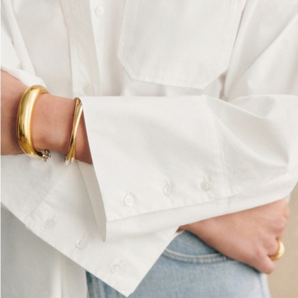 NWT | Sézane BILMA Shirt in Ecru - Picture 4 of 15